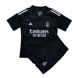 Real Madrid Brankářské Dětské Alternativní dres komplet 2023-24 Krátký Rukáv (+ trenýrky)
